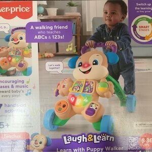 Fisher-Price Laugh & Learn Puppy Walker - Colorful Interactive Toy